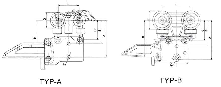 przenosnikowe - tylni